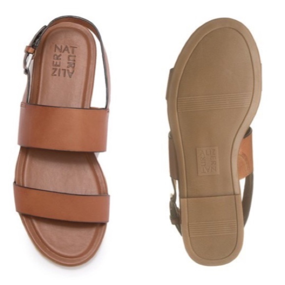 Naturalizer Shaleah Leather Open Toe Sandals - Picture 7 of 7